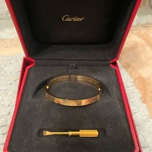 Cartier love bracelet yellow gold